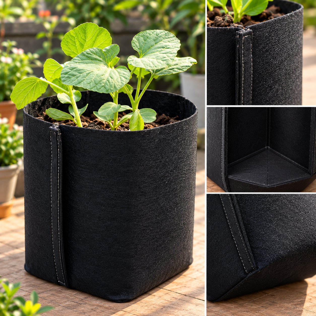 Premium | Nursery Bag Grow Bag 200GSM FELT